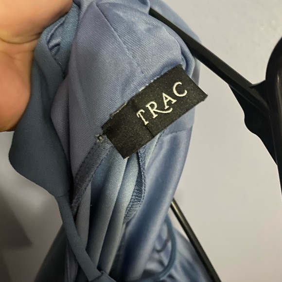 Blue Dress. open back. Worn only 1 time for a wedding. - Picture 3 of 3